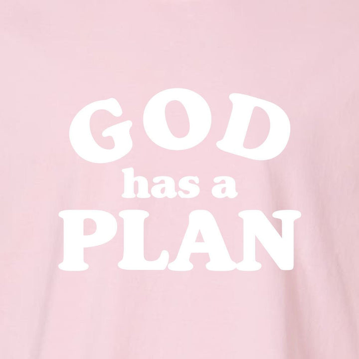 God has a Plan Unisex Garment - Dyed Tee - Shepherds Shelf