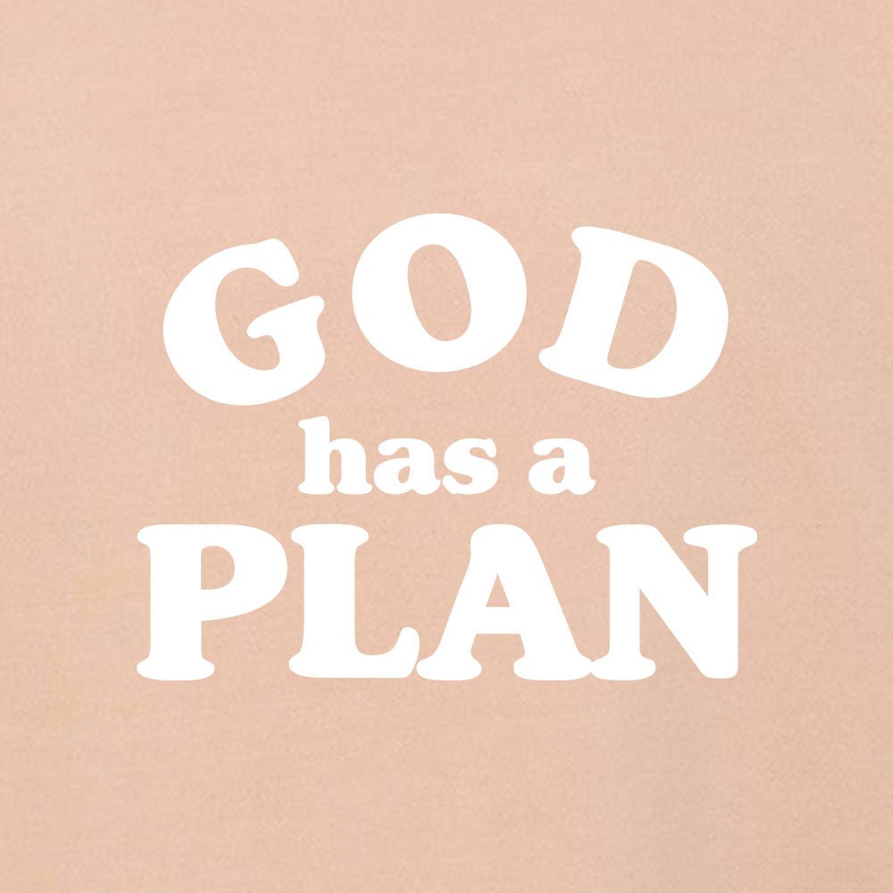 God has a Plan Unisex Pigment - Dyed Crewneck Sweatshirt - Shepherds Shelf