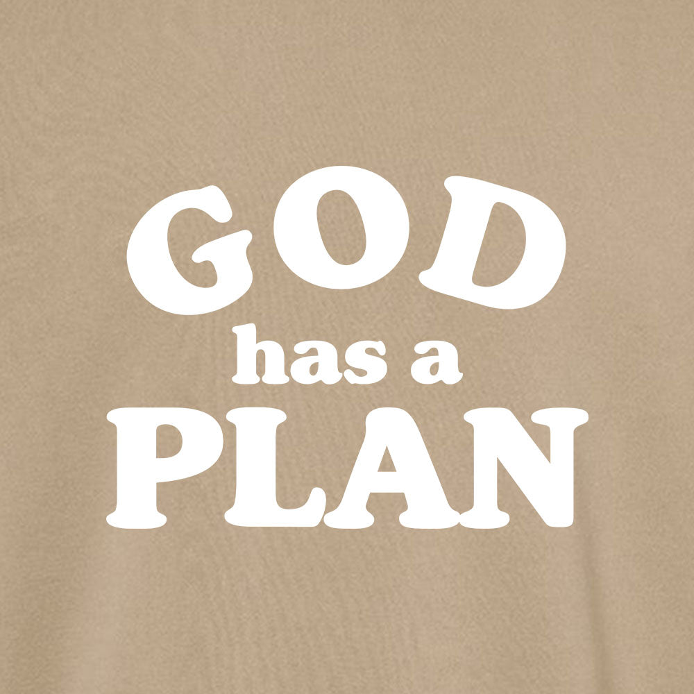 God has a Plan Unisex Pigment - Dyed Crewneck Sweatshirt - Shepherds Shelf