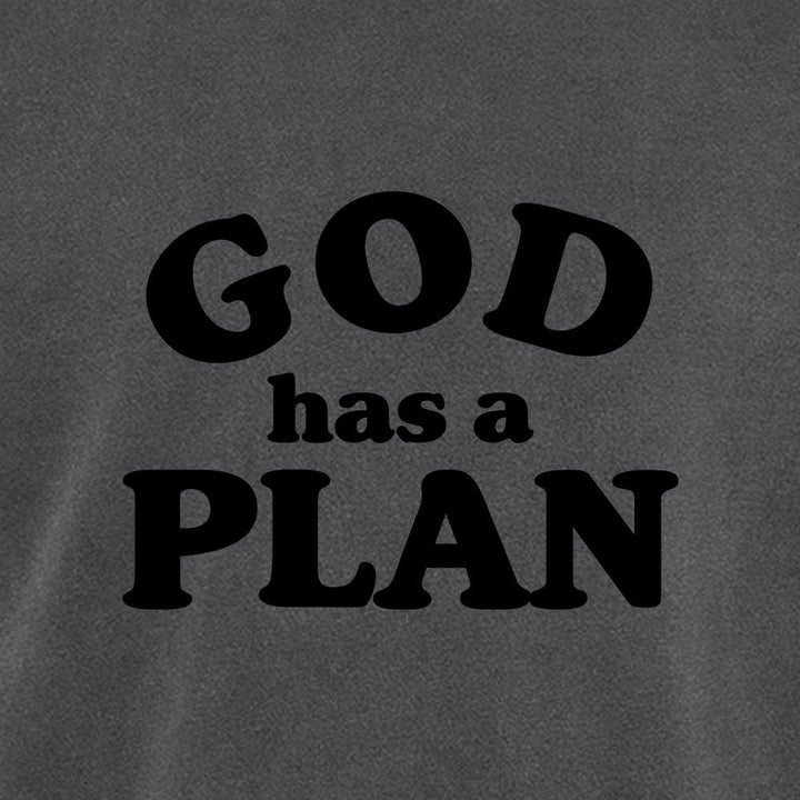 God has a Plan Unisex Pigment - Dyed Crewneck Sweatshirt - Shepherds Shelf