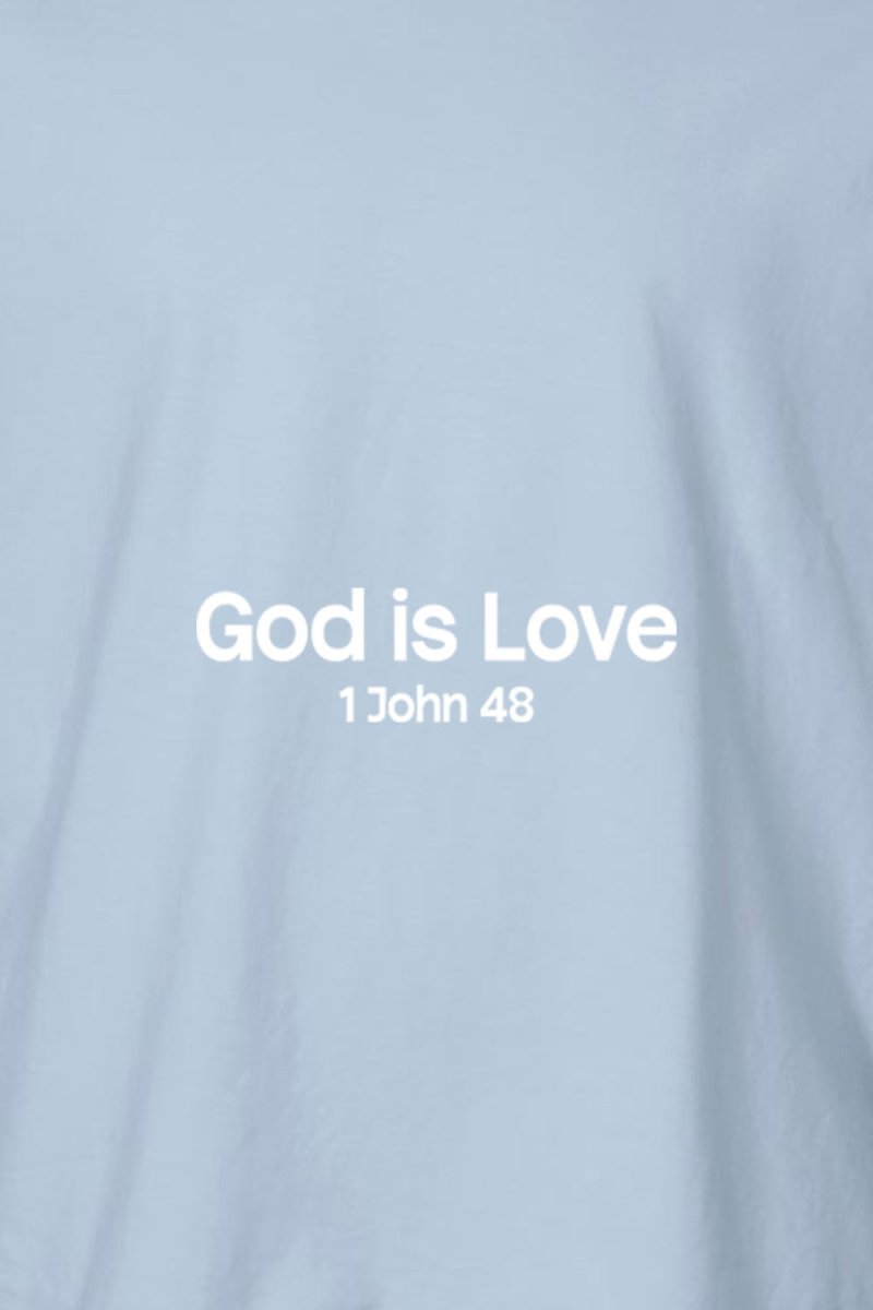 God is Love Unisex Garment - Dyed Tee - Shepherds Shelf