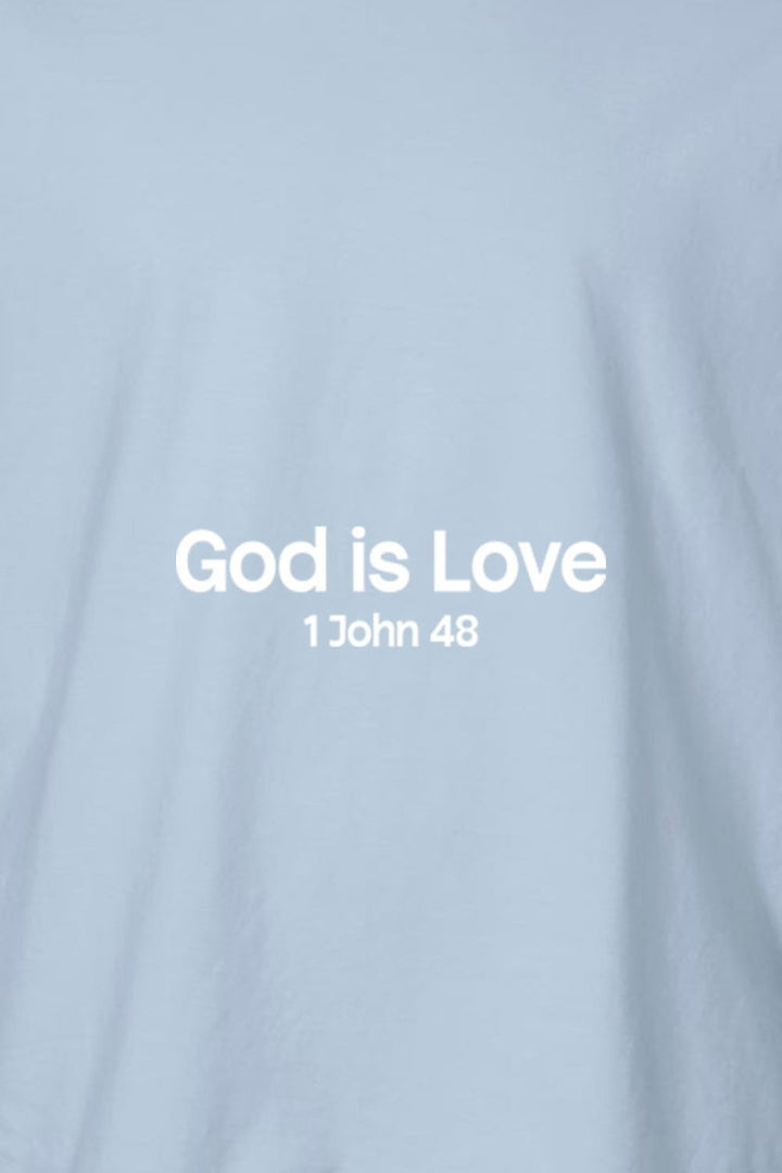 God is Love Unisex Garment - Dyed Tee - Shepherds Shelf