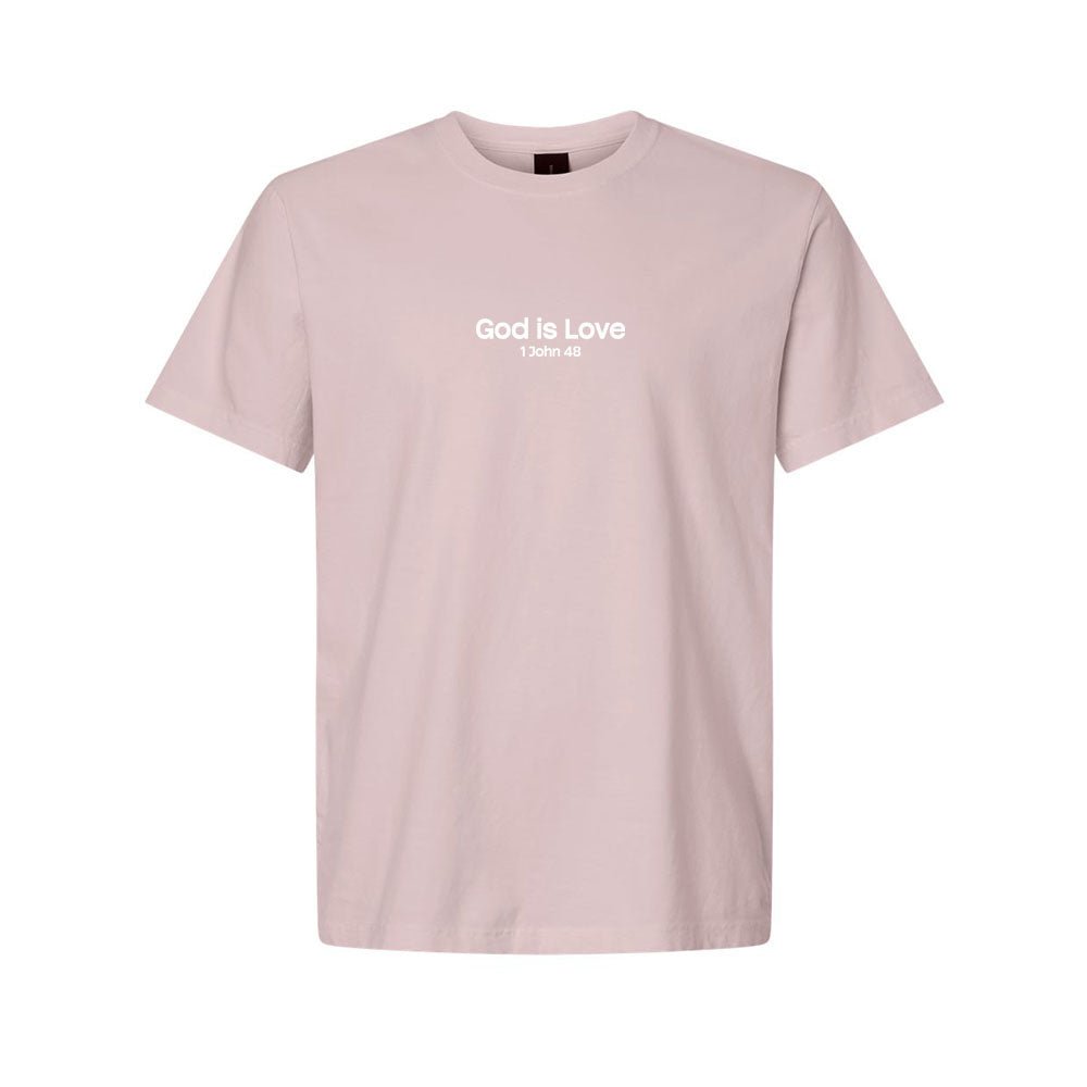 God is Love Unisex Garment - Dyed Tee - Shepherds Shelf