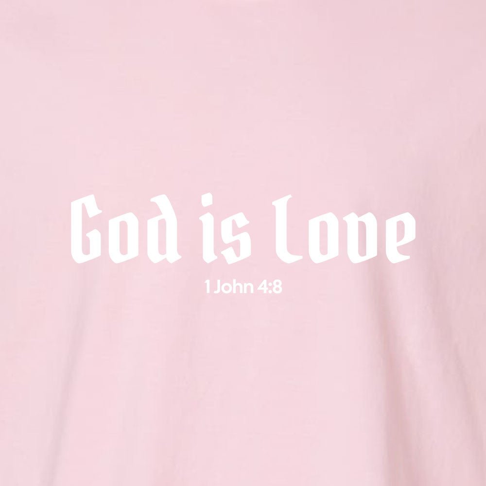 God is Love Unisex Garment - Dyed Tee - Shepherds Shelf