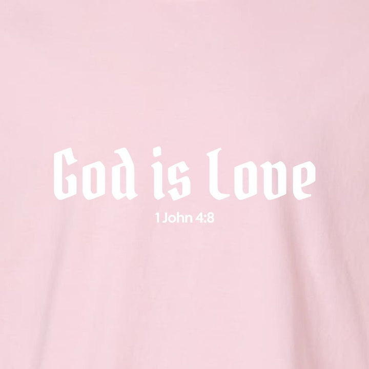 God is Love Unisex Garment - Dyed Tee - Shepherds Shelf