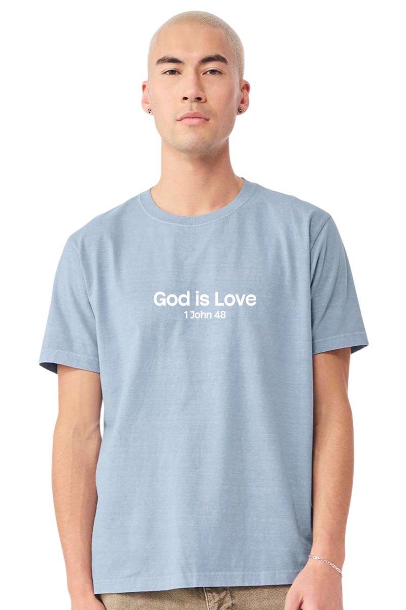 God is Love Unisex Garment - Dyed Tee - Shepherds Shelf