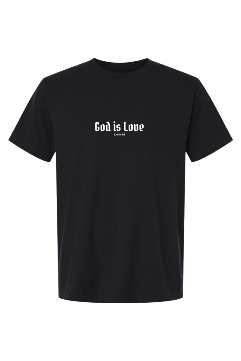 God is Love Unisex Garment - Dyed Tee - Shepherds Shelf