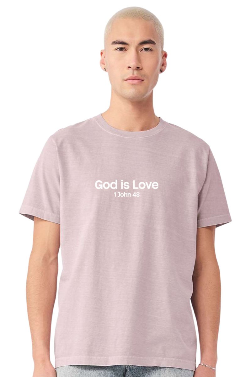 God is Love Unisex Garment - Dyed Tee - Shepherds Shelf