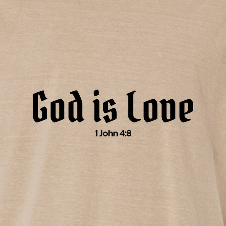 God is Love Unisex Garment - Dyed Tee - Shepherds Shelf