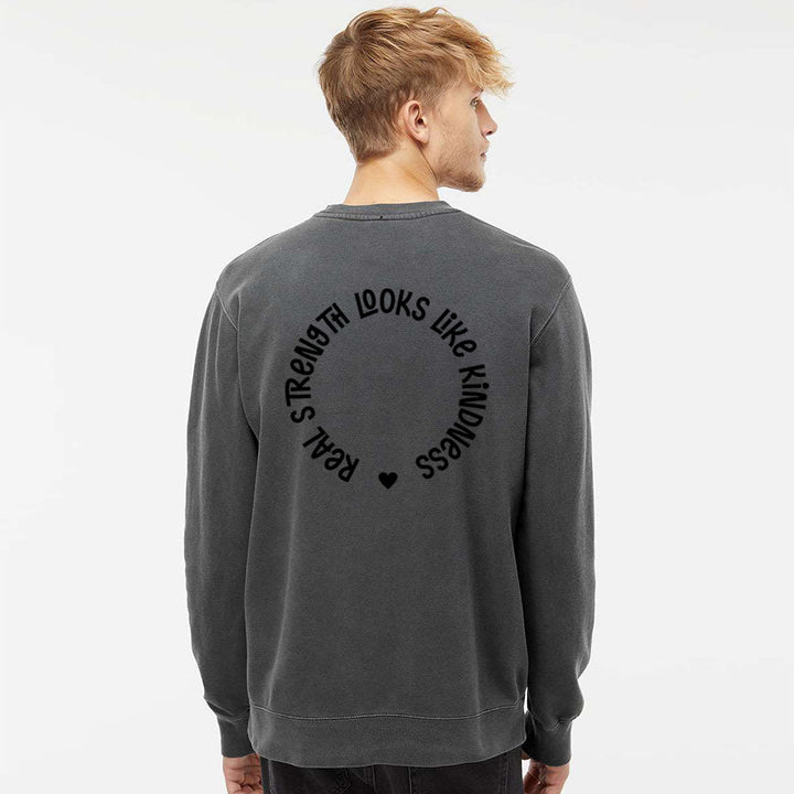 Heart Unisex Pigment - Dyed Crewneck Sweatshirt - Shepherds Shelf