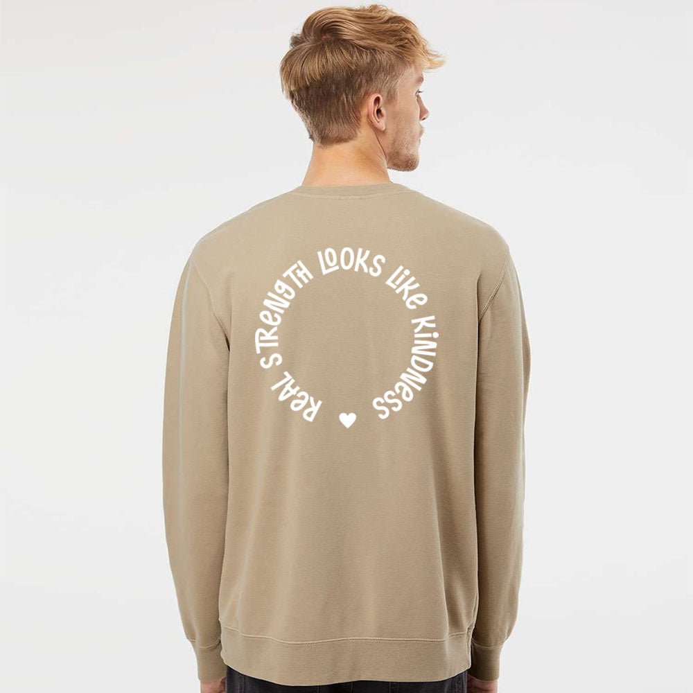 Heart Unisex Pigment - Dyed Crewneck Sweatshirt - Shepherds Shelf