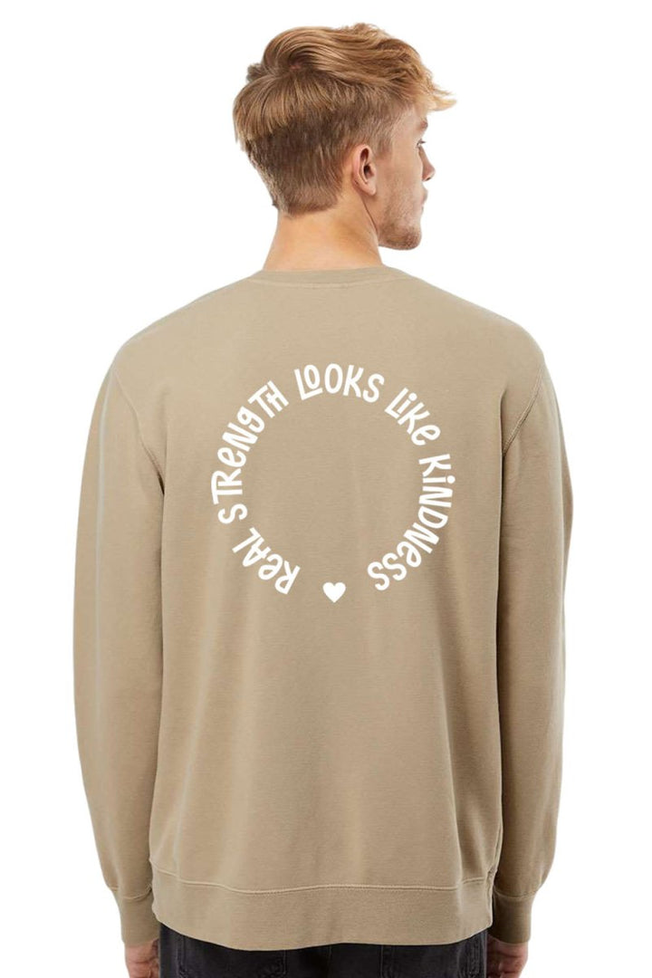 Heart Unisex Pigment - Dyed Crewneck Sweatshirt - Shepherds Shelf