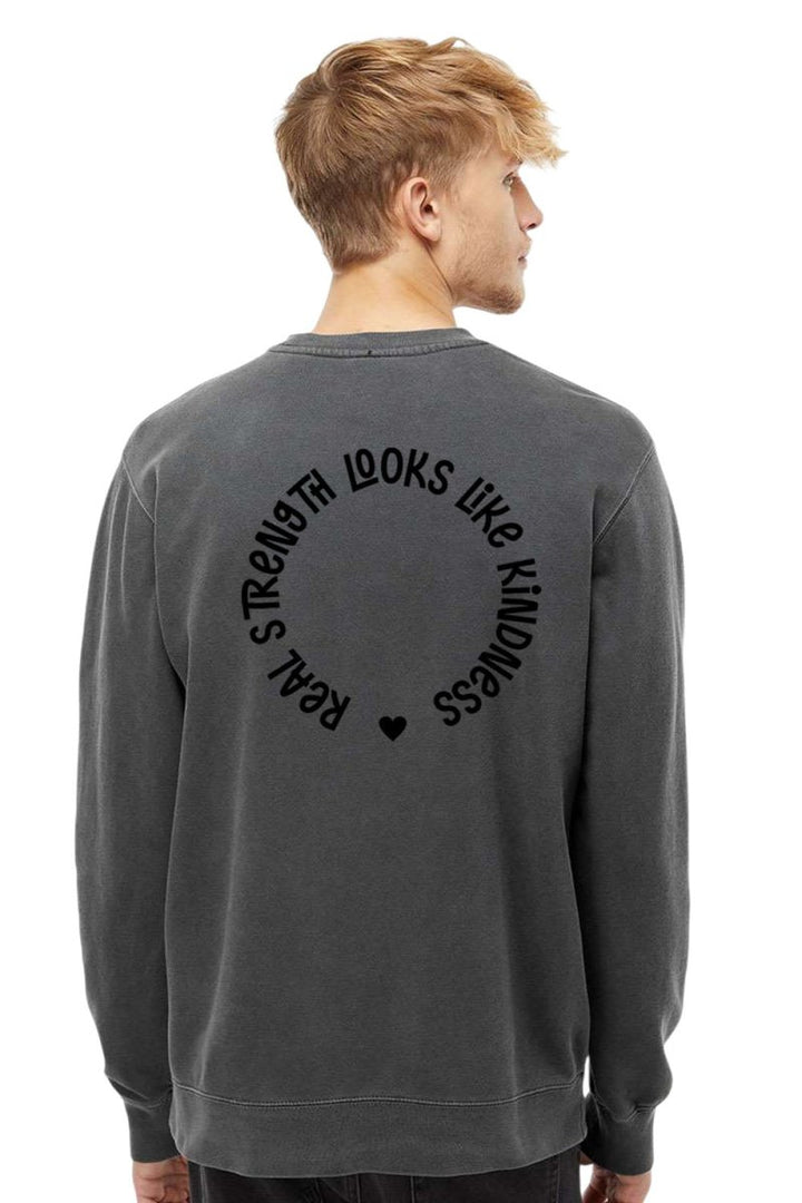 Heart Unisex Pigment - Dyed Crewneck Sweatshirt - Shepherds Shelf