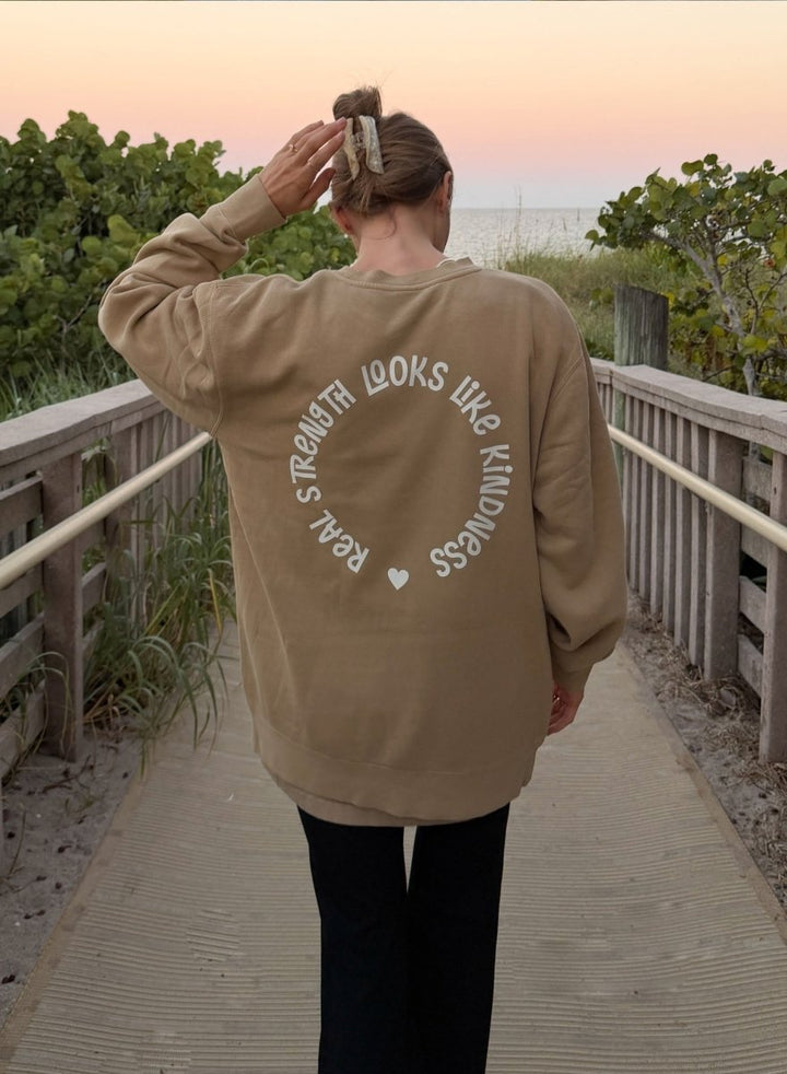 Heart Unisex Pigment - Dyed Crewneck Sweatshirt - Shepherds Shelf