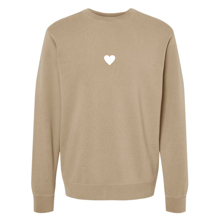 Heart Unisex Pigment - Dyed Crewneck Sweatshirt - Shepherds Shelf