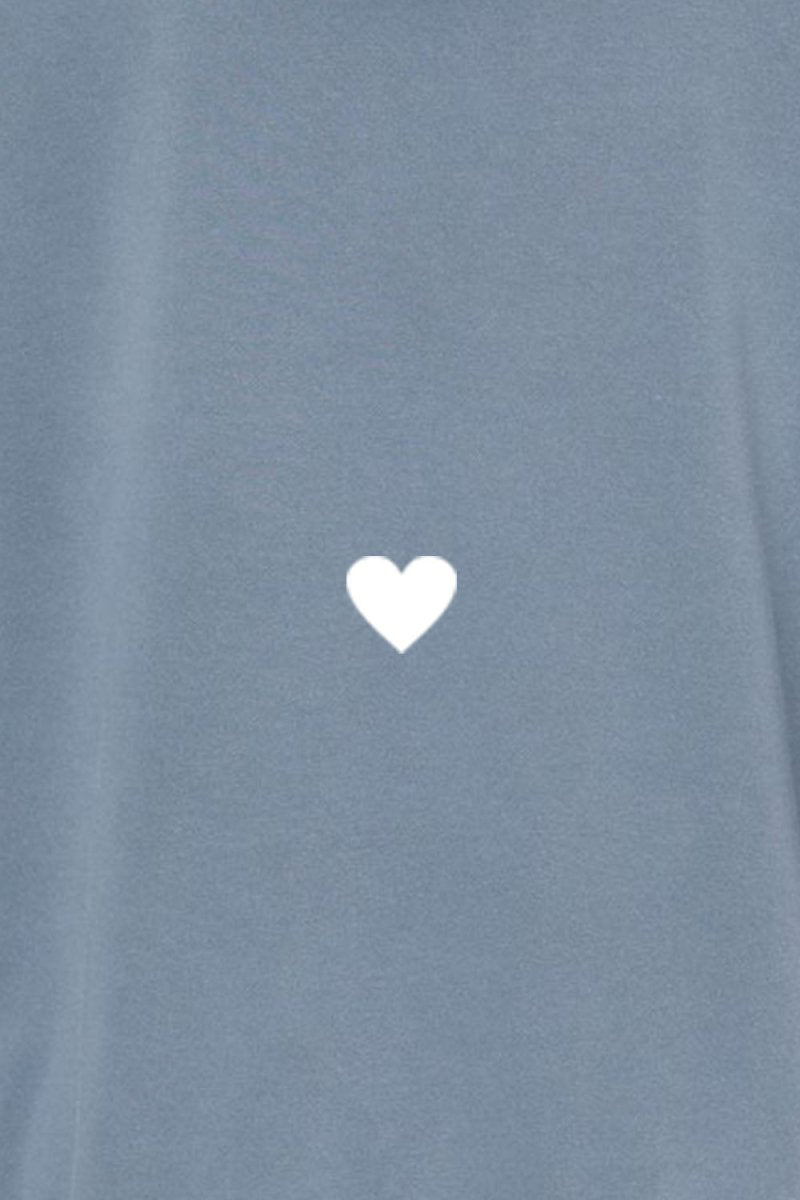 Heart Unisex Pigment - Dyed Hoodie Sweatshirt - Shepherds Shelf