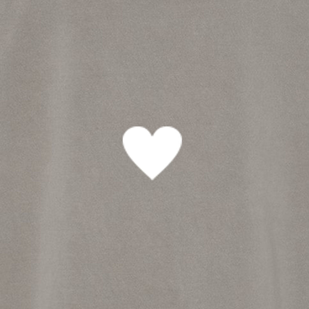 Heart Unisex Pigment - Dyed Hoodie Sweatshirt - Shepherds Shelf