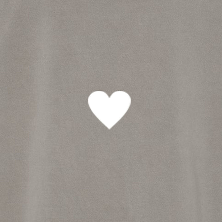 Heart Unisex Pigment - Dyed Hoodie Sweatshirt - Shepherds Shelf