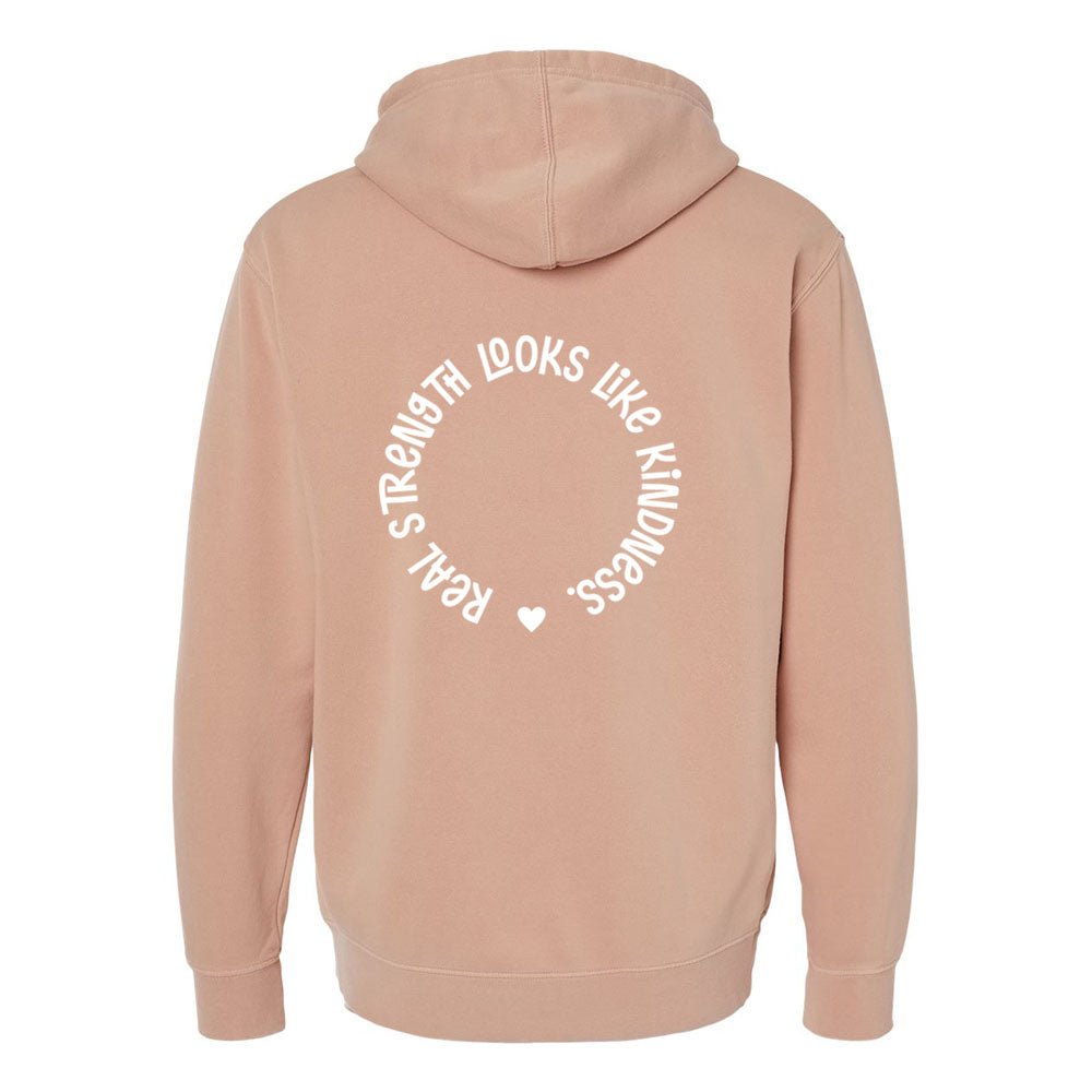 Heart Unisex Pigment - Dyed Hoodie Sweatshirt - Shepherds Shelf