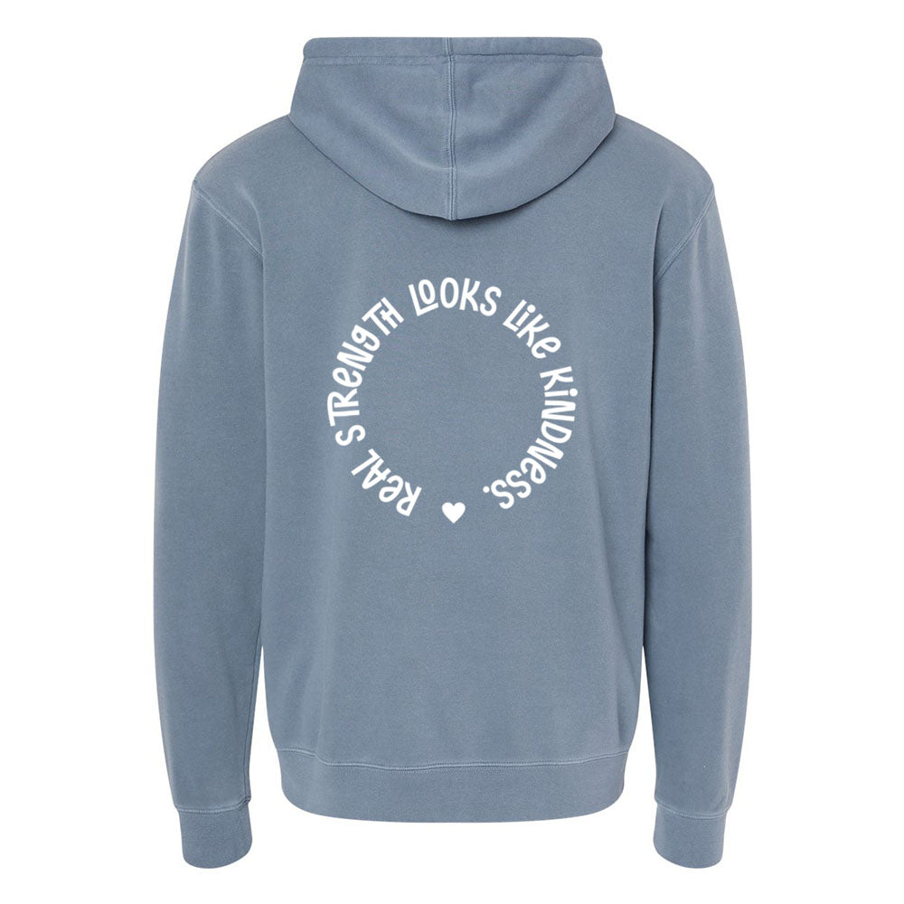 Heart Unisex Pigment - Dyed Hoodie Sweatshirt - Shepherds Shelf