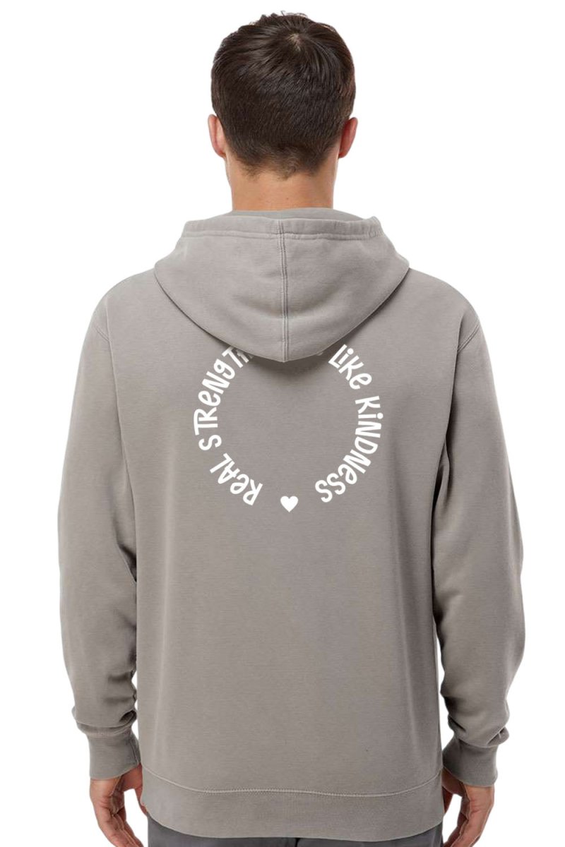 Heart Unisex Pigment - Dyed Hoodie Sweatshirt - Shepherds Shelf