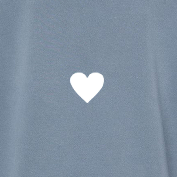 Heart Unisex Pigment - Dyed Hoodie Sweatshirt - Shepherds Shelf