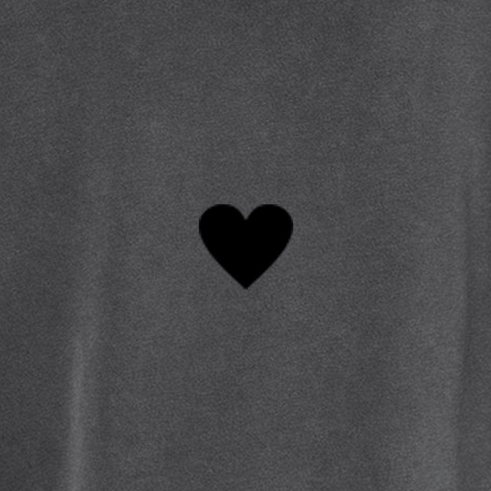 Heart Unisex Pigment - Dyed Hoodie Sweatshirt - Shepherds Shelf