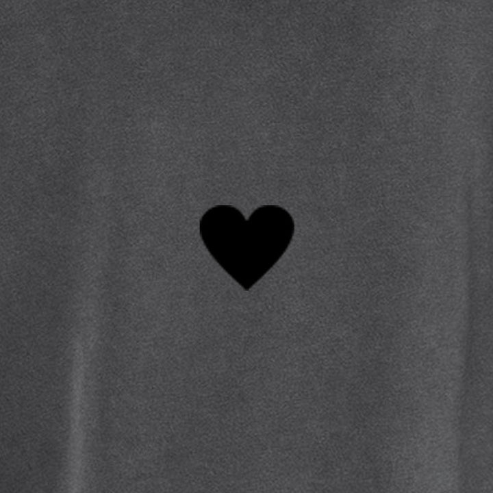 Heart Unisex Pigment - Dyed Hoodie Sweatshirt - Shepherds Shelf