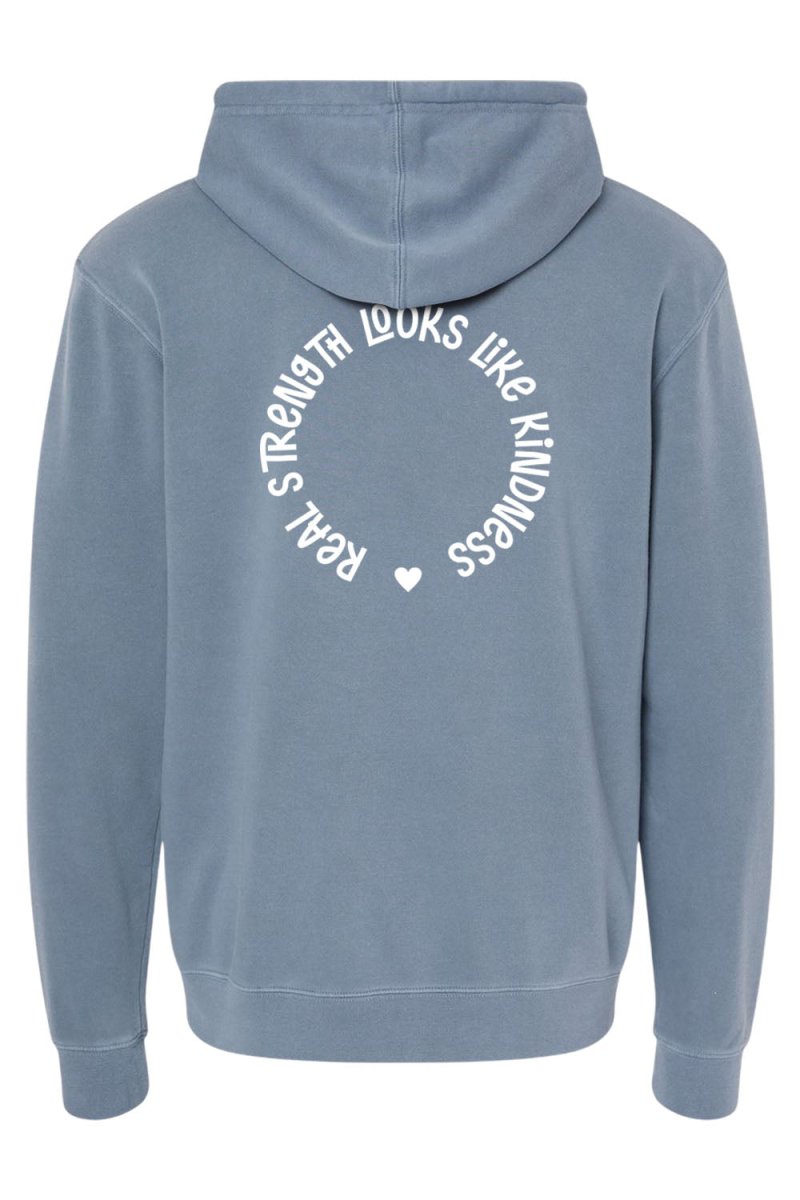 Heart Unisex Pigment - Dyed Hoodie Sweatshirt - Shepherds Shelf