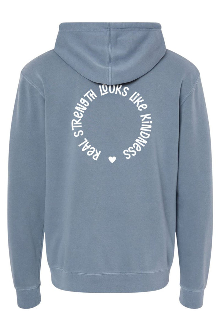 Heart Unisex Pigment - Dyed Hoodie Sweatshirt - Shepherds Shelf