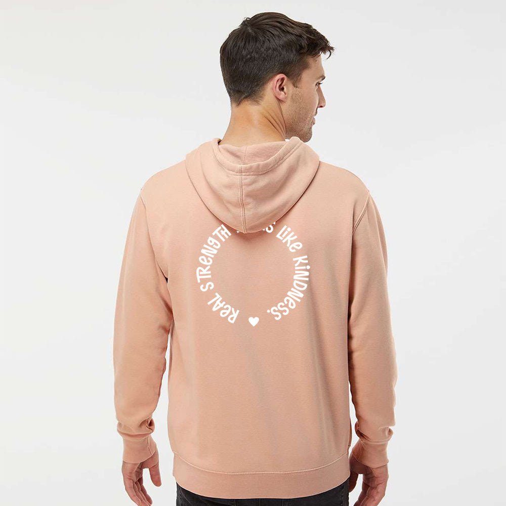 Heart Unisex Pigment - Dyed Hoodie Sweatshirt - Shepherds Shelf