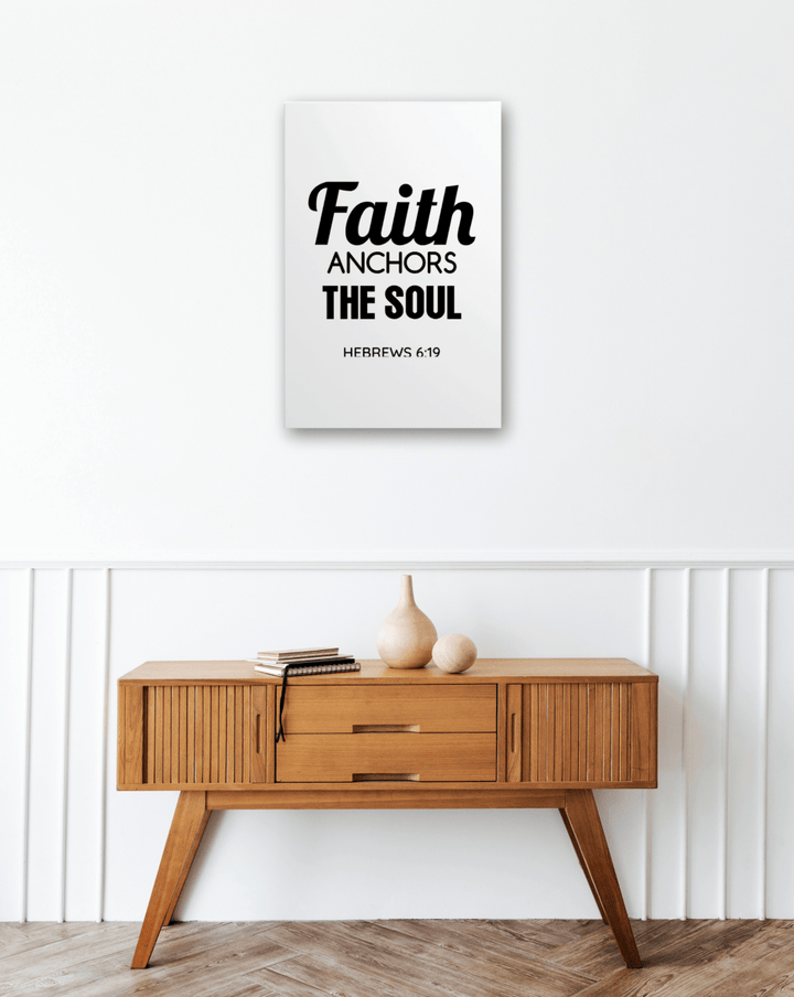 HEBREWS 6:19 Framed Canvas - Shepherds Shelf