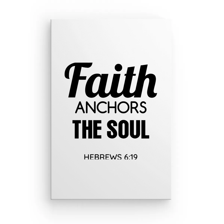 HEBREWS 6:19 Framed Canvas - Shepherds Shelf