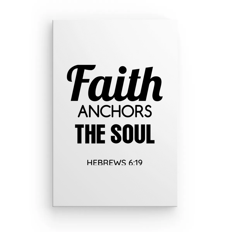 HEBREWS 6:19 Framed Canvas - Shepherds Shelf