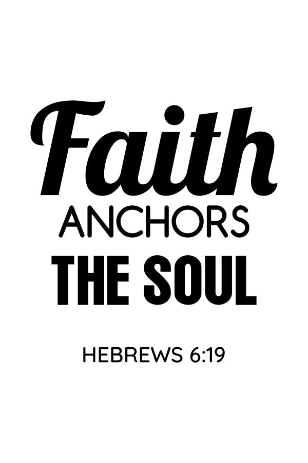 Hebrews 6:19 Scripture Poster - Shepherds Shelf