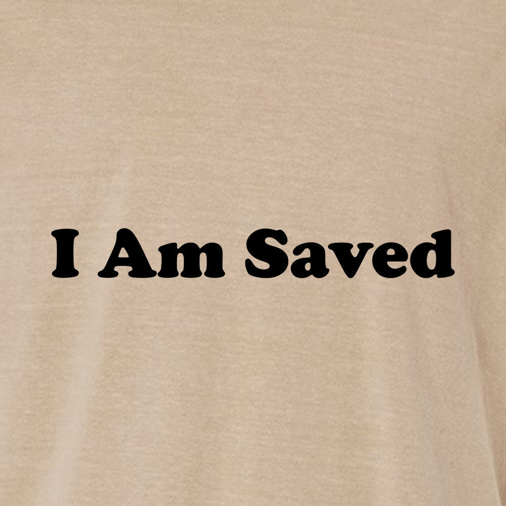 I Am Saved Unisex Garment - Dyed Tee - Shepherds Shelf