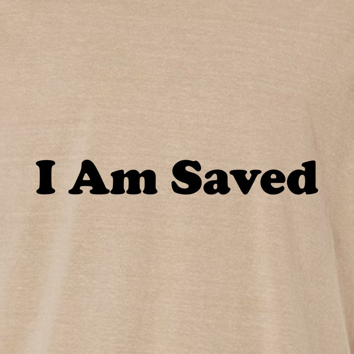 I Am Saved Unisex Garment - Dyed Tee - Shepherds Shelf