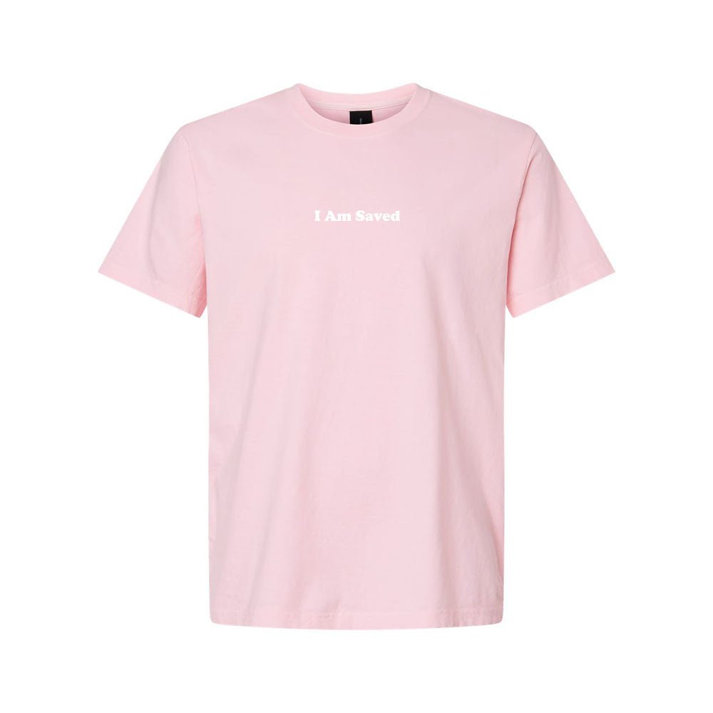 I Am Saved Unisex Garment - Dyed Tee - Shepherds Shelf