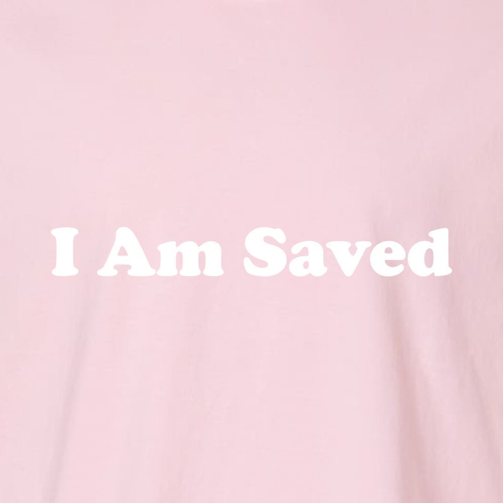 I Am Saved Unisex Garment - Dyed Tee - Shepherds Shelf