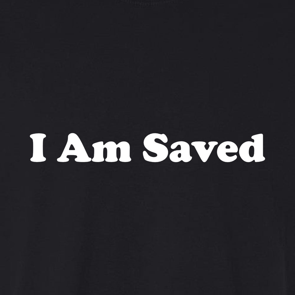 I Am Saved Unisex Garment - Dyed Tee - Shepherds Shelf