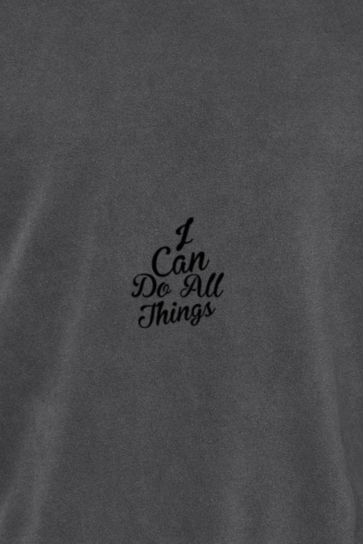 I Can do All Things Unisex Pigment - Dyed Crewneck Sweatshirt - Shepherds Shelf