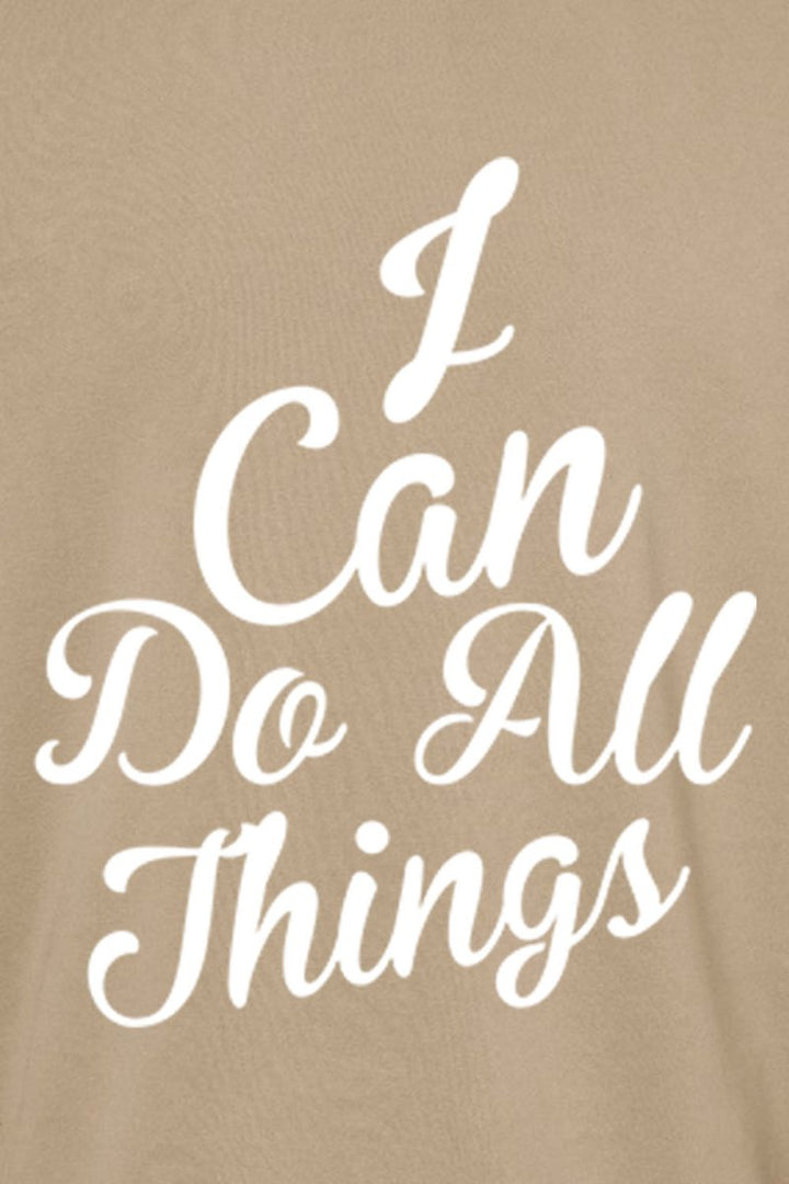 I Can do All Things Unisex Pigment - Dyed Crewneck Sweatshirt - Shepherds Shelf