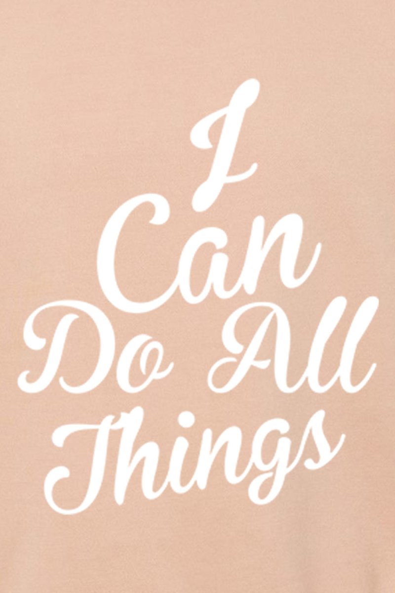 I Can do All Things Unisex Pigment - Dyed Crewneck Sweatshirt - Shepherds Shelf