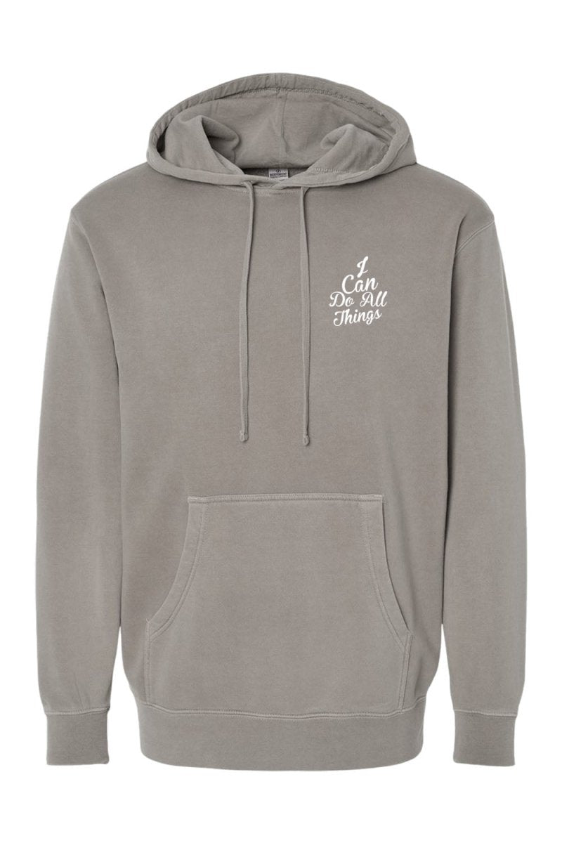 I Can do All Things Unisex Pigment - Dyed Hoodie Sweatshirt - Shepherds Shelf