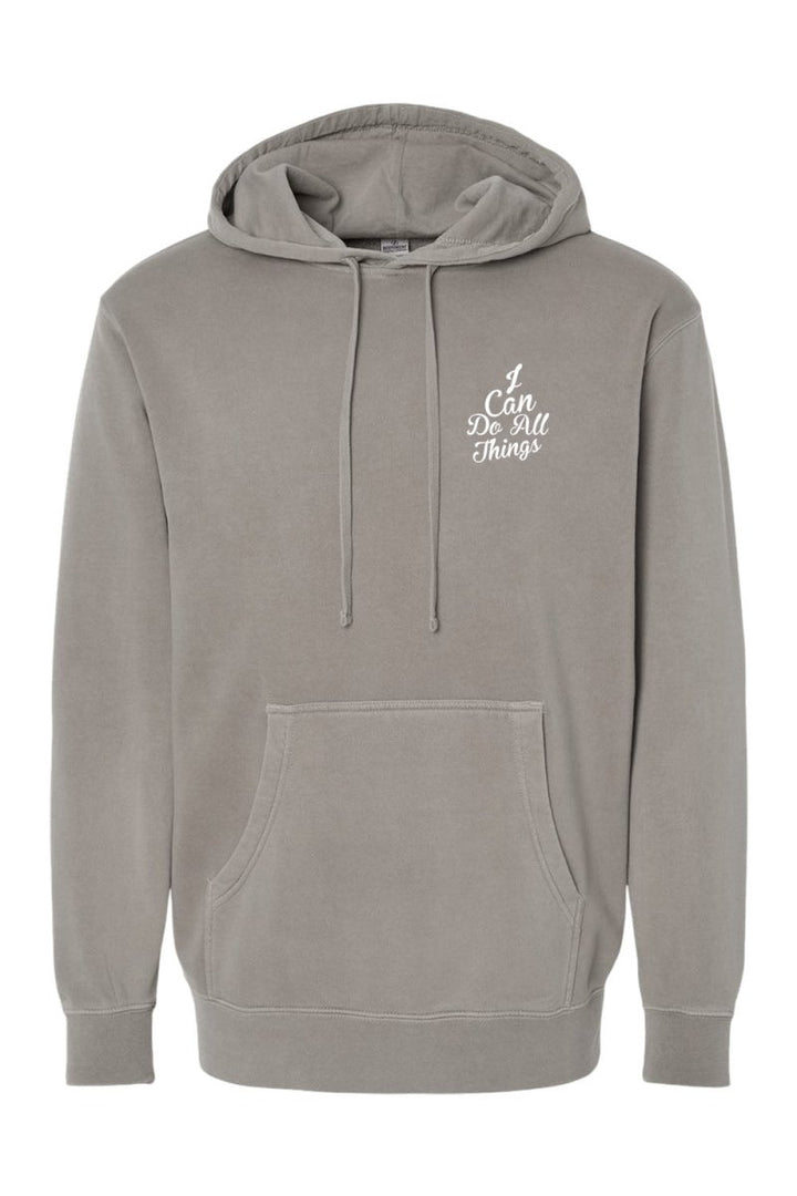 I Can do All Things Unisex Pigment - Dyed Hoodie Sweatshirt - Shepherds Shelf