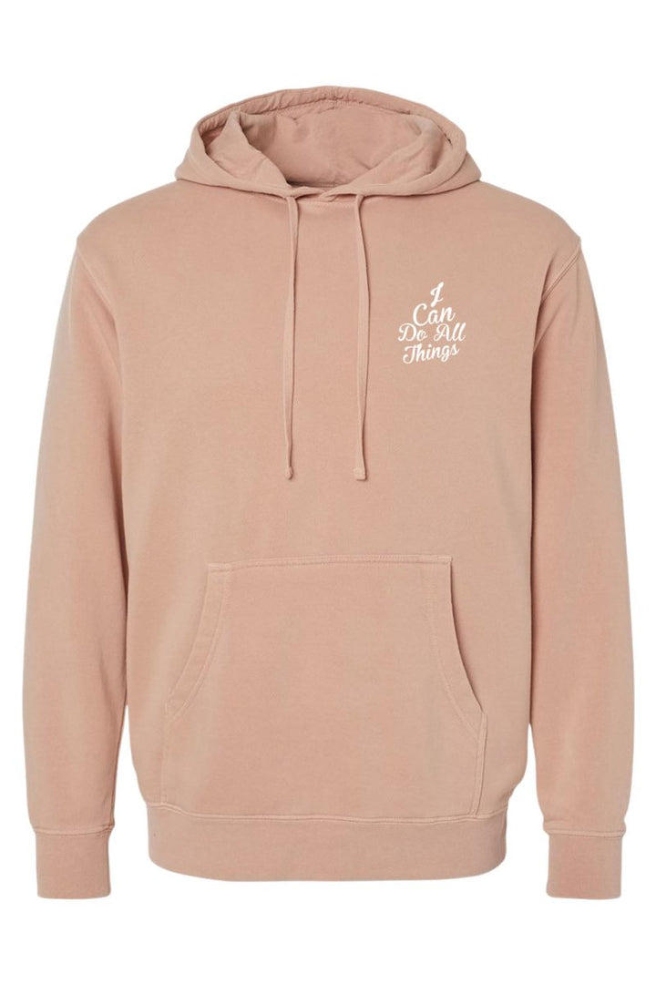 I Can do All Things Unisex Pigment - Dyed Hoodie Sweatshirt - Shepherds Shelf