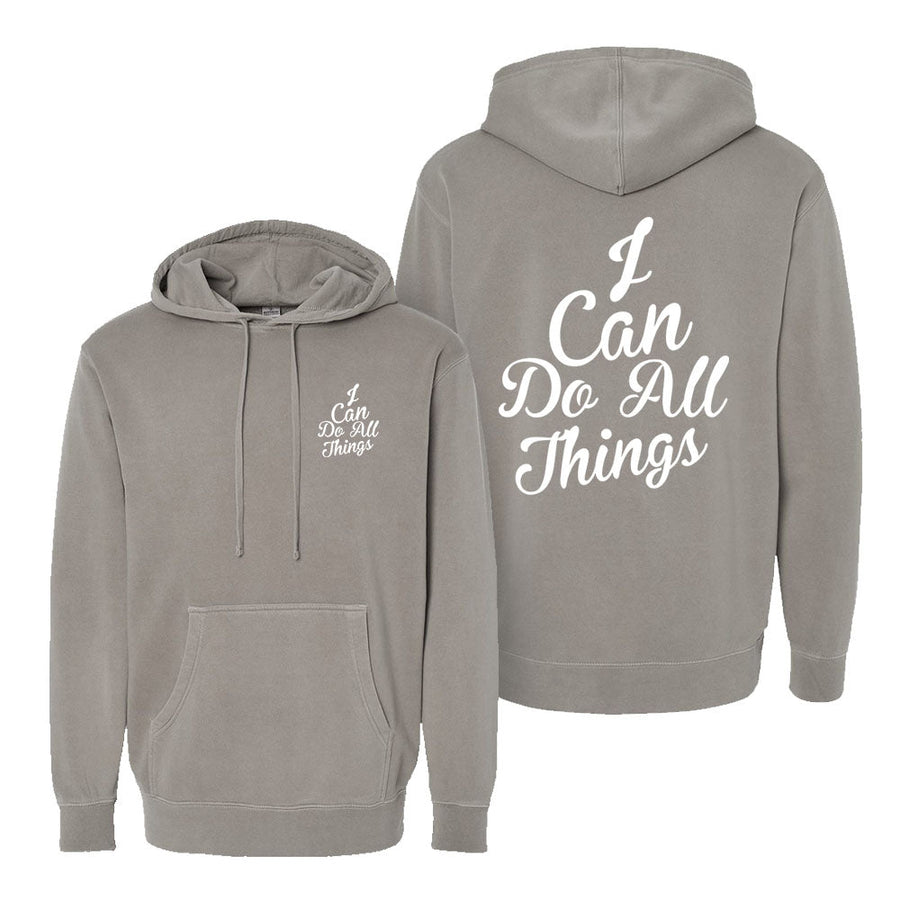 I Can do All Things Unisex Pigment - Dyed Hoodie Sweatshirt - Shepherds Shelf