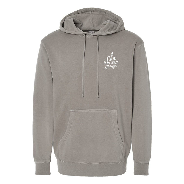 I Can do All Things Unisex Pigment - Dyed Hoodie Sweatshirt - Shepherds Shelf