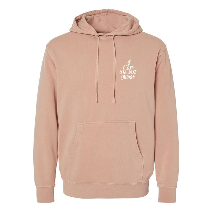 I Can do All Things Unisex Pigment - Dyed Hoodie Sweatshirt - Shepherds Shelf