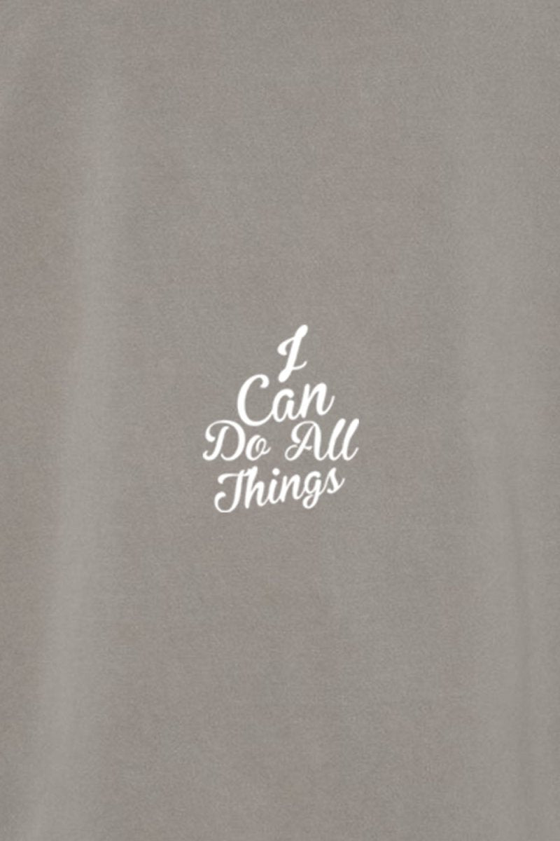 I Can do All Things Unisex Pigment - Dyed Hoodie Sweatshirt - Shepherds Shelf